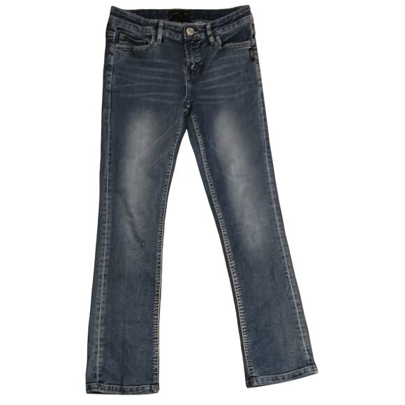 Silver Jeans co Girls Bundle light wash Sasha skinny & Tammy bootcut Both sz 10 - Picture 3 of 12